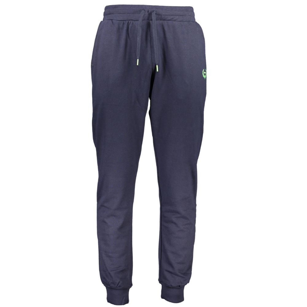 Blaue Baumwoll-Sweatpant für Herren