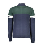 Blue Cotton Men's Cardigan