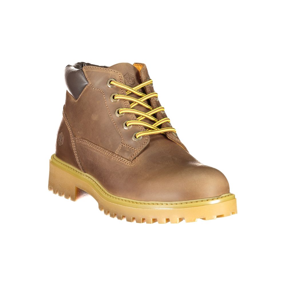 Brown Leather Men's Sneaker