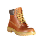 Brauner Leder-Herren-Sneaker
