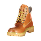 Brauner Leder-Herren-Sneaker