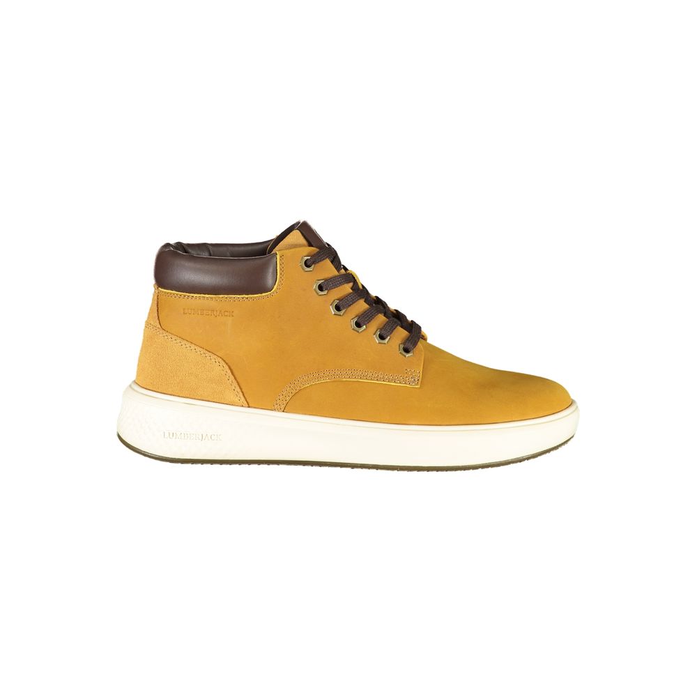 Yellow Polyurethane Men's Sneaker