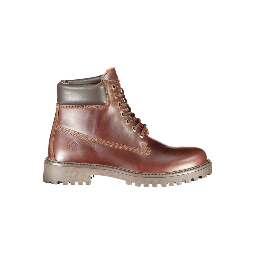 Sneakerboot für Herren aus braunem Leder