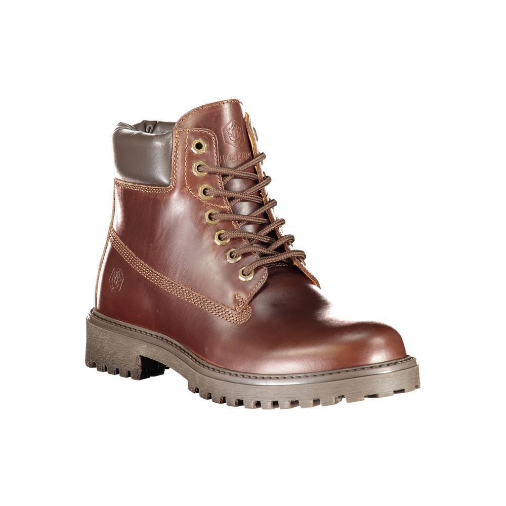 Sneakerboot für Herren aus braunem Leder
