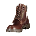 Sneakerboot für Herren aus braunem Leder