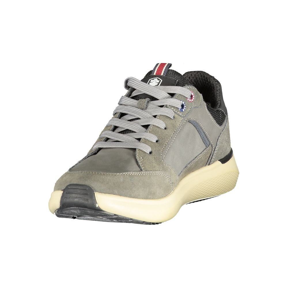 Grey Polyurethane Men Sneaker