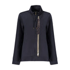 Blu Cotton Women Sweatshirt