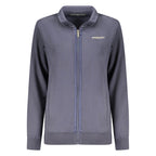 Blue Cotton Women Sweatshirt