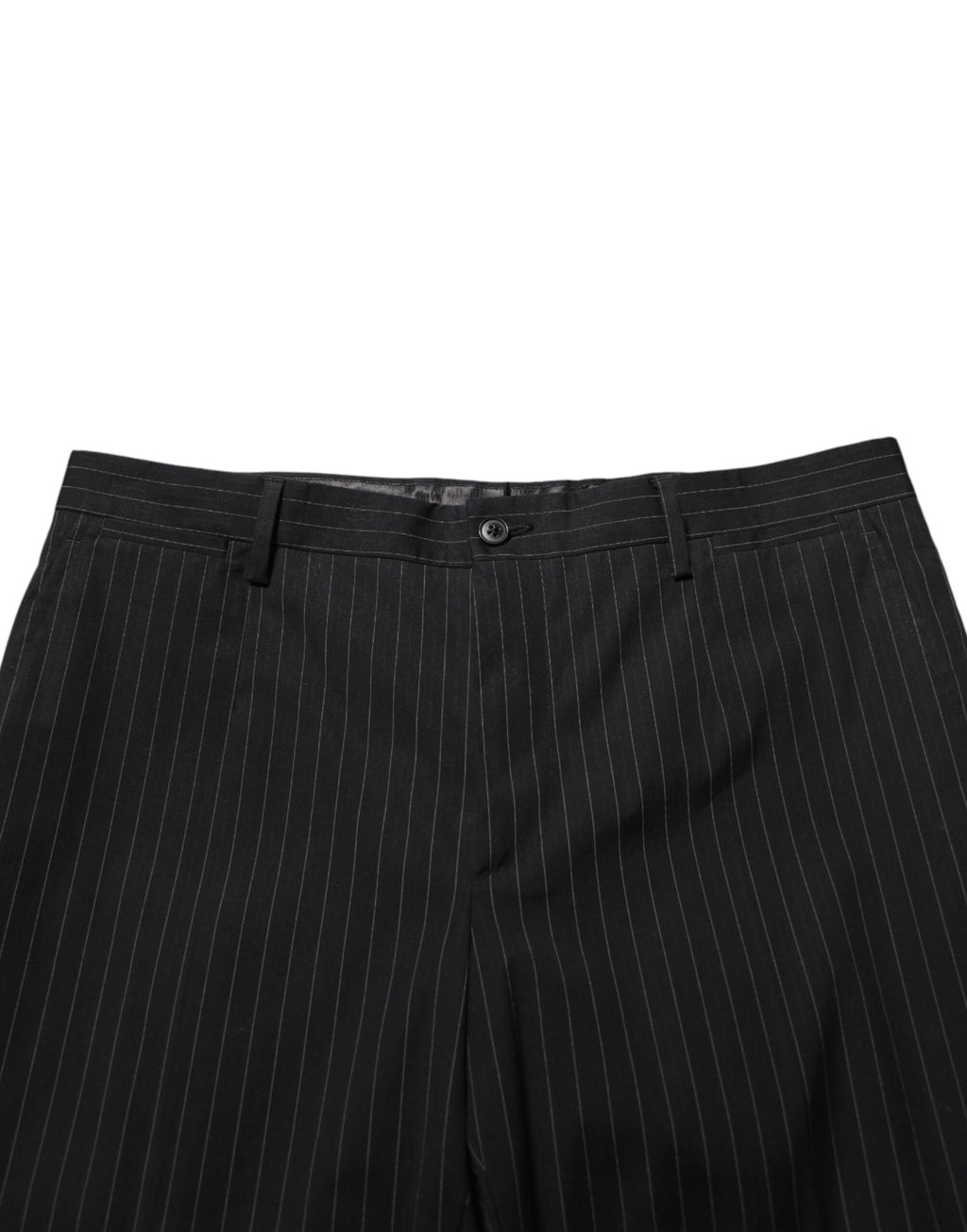 Schwarz gestreiftes Kleid formelle Herrenhosen
