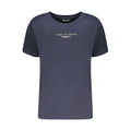 Blu Cotton Women T-Shirt