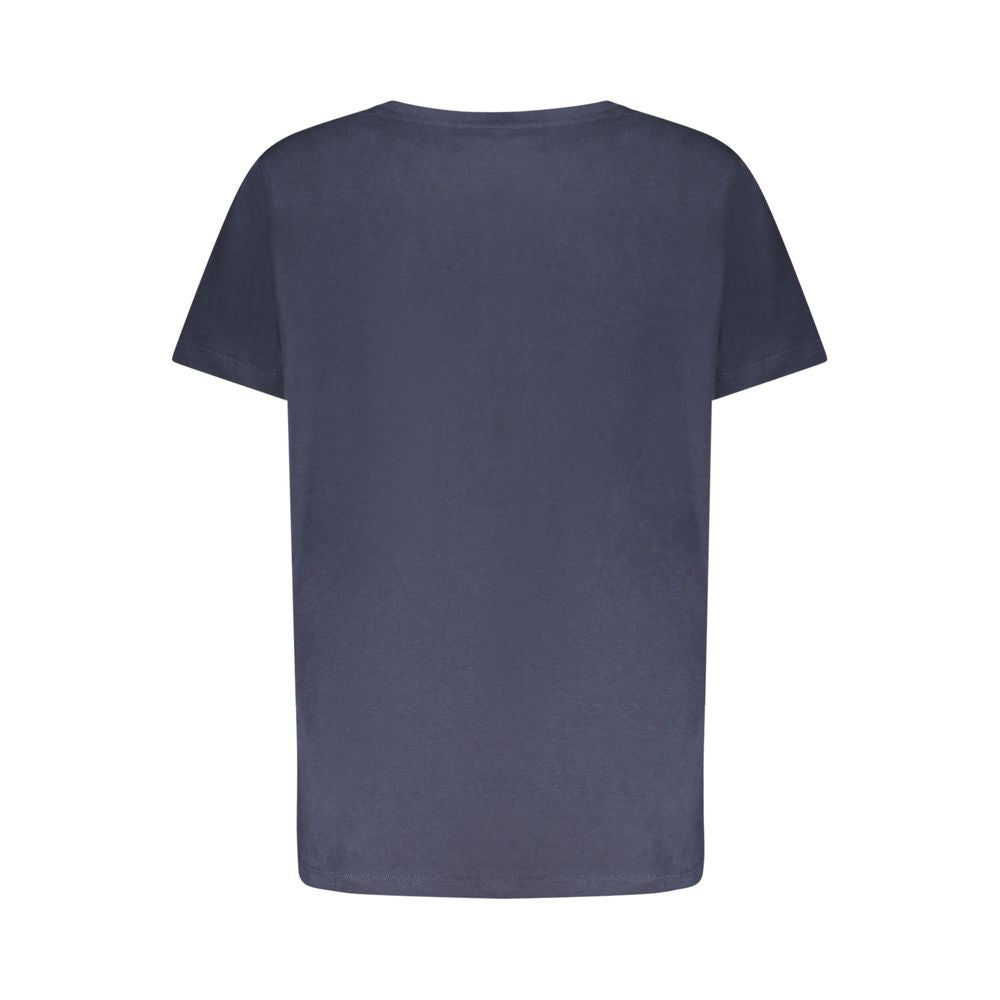 Blu Cotton Women T-Shirt