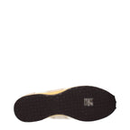Beige Fabric Athletic Sneakers