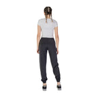 Black Polyester Joggers (Workout Pants)