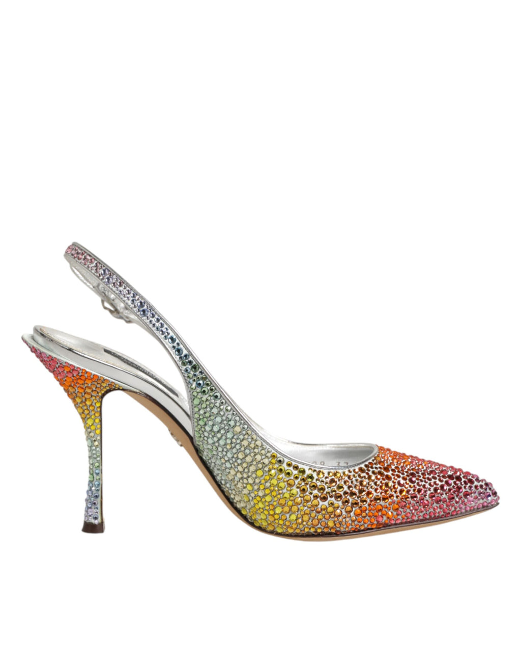 Multicolor Pailletten Slingback Pumps
