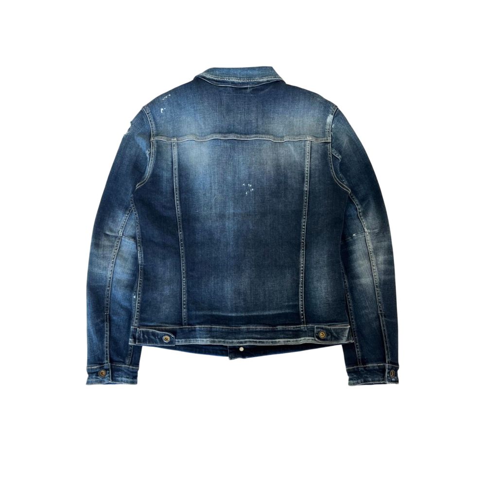 Blue Cotton Men's Denim Jacket