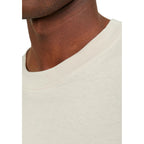 T-shirt in cotone beige