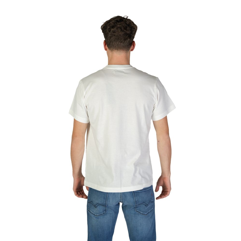 Weißes Baumwoll-T-Shirt