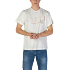 Weißes Baumwoll-T-Shirt