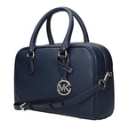 Handtasche aus blauem Leder
