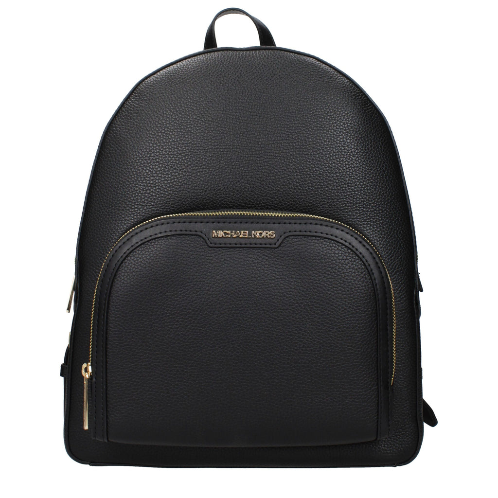 Rucksack aus schwarzem Leder