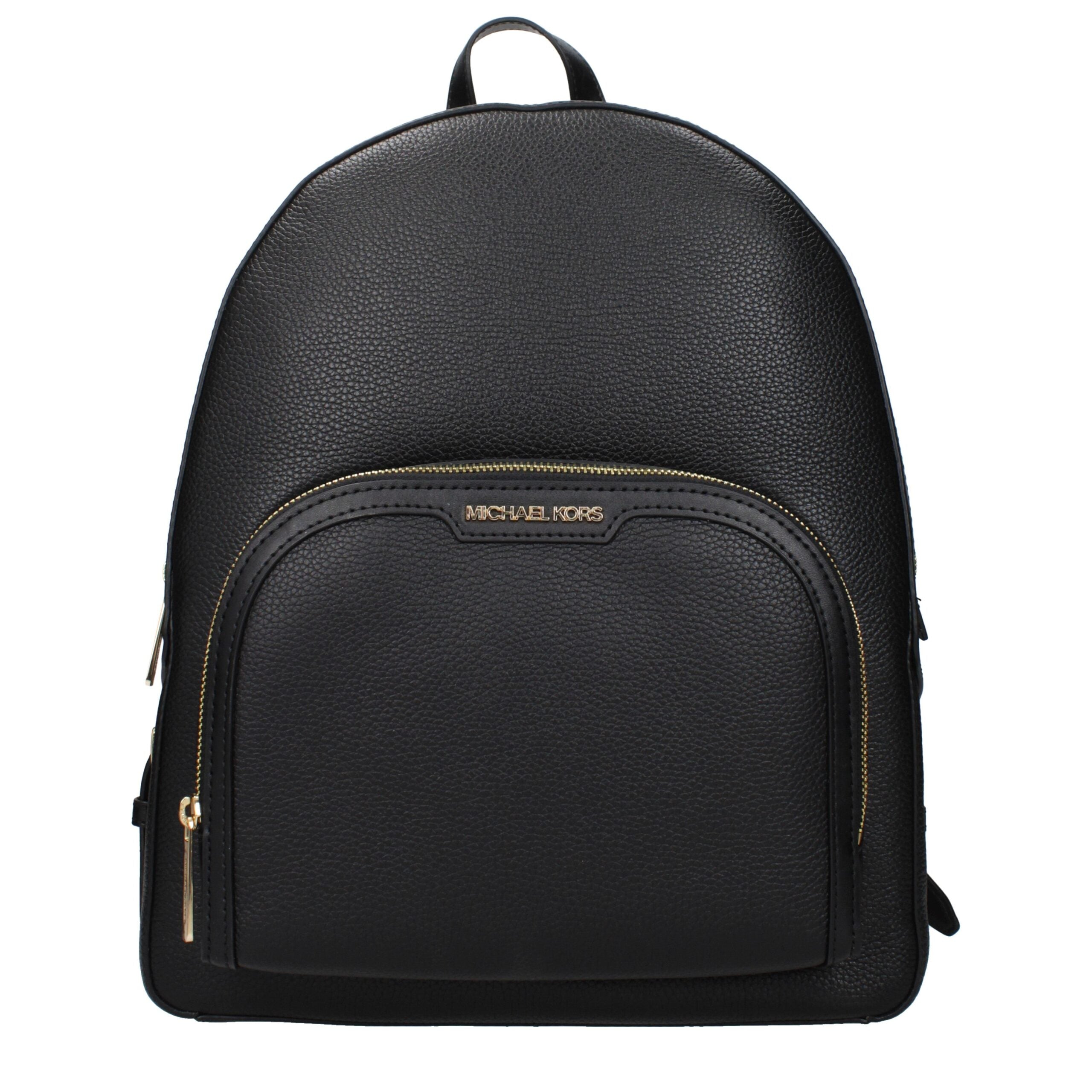 Rucksack aus schwarzem Leder