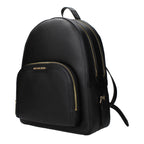 Rucksack aus schwarzem Leder