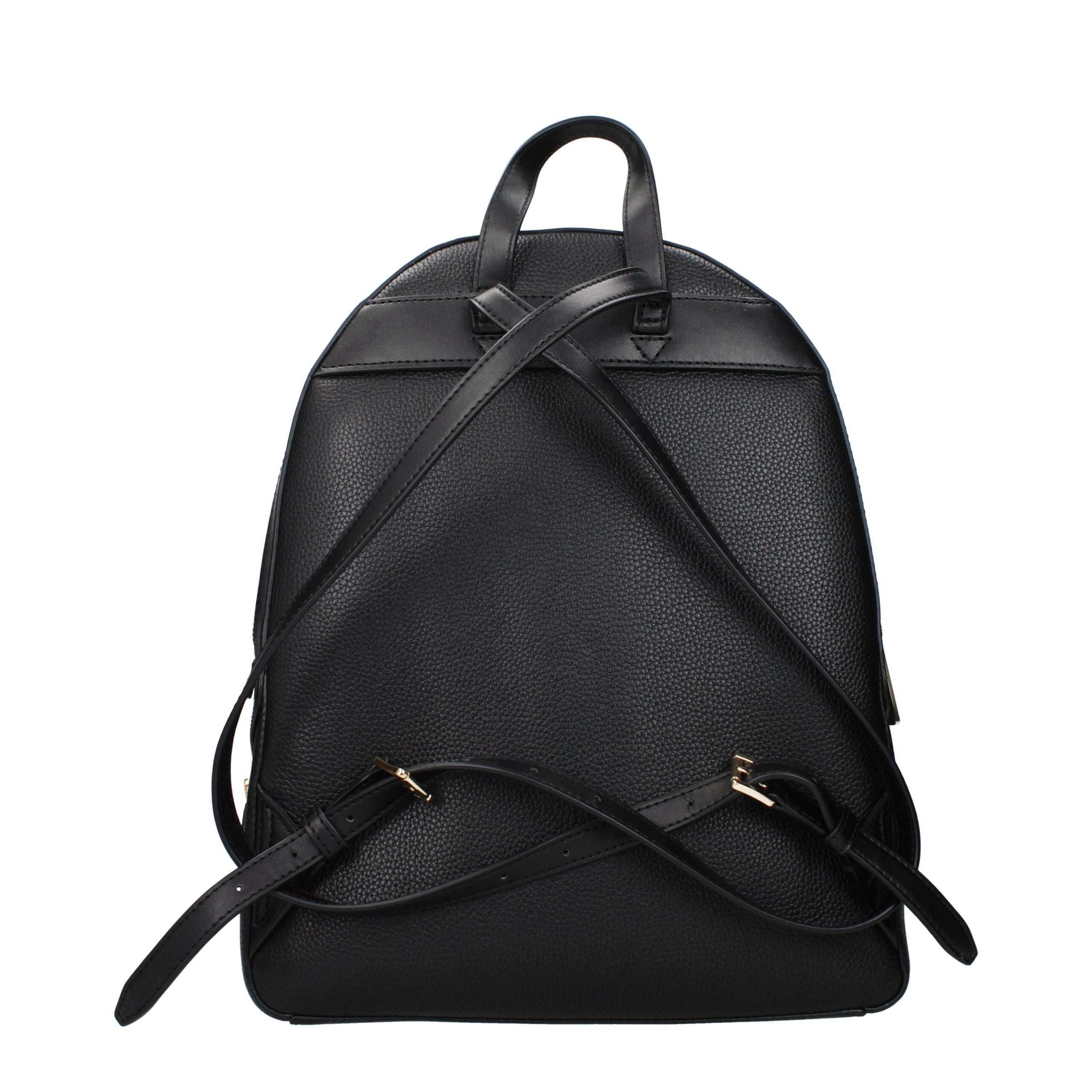 Rucksack aus schwarzem Leder