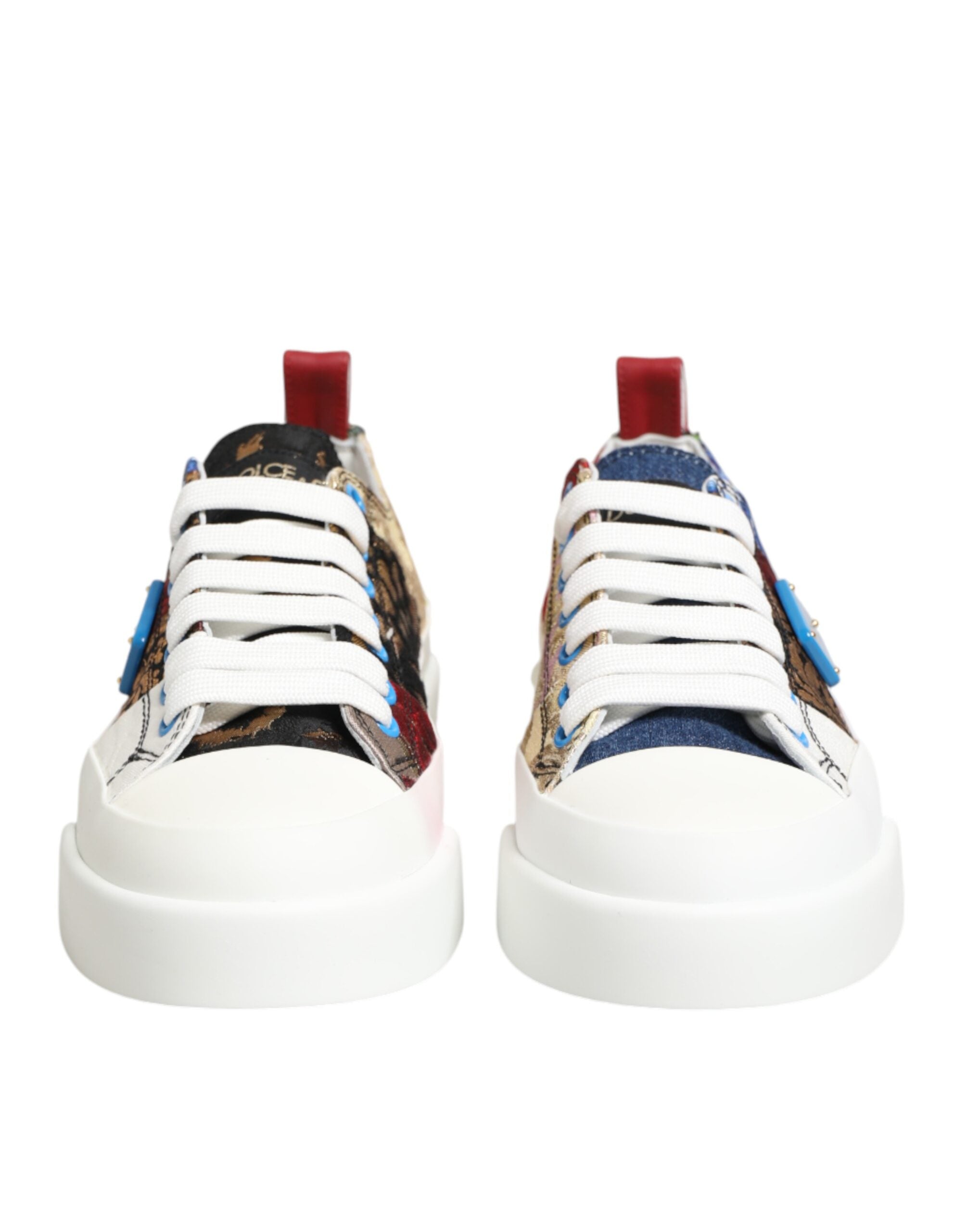 Mehrfarbige Patchwork Low Top Sneakers Schuhe