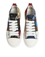 Mehrfarbige Patchwork Low Top Sneakers Schuhe
