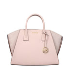Rosa Lederhandtasche