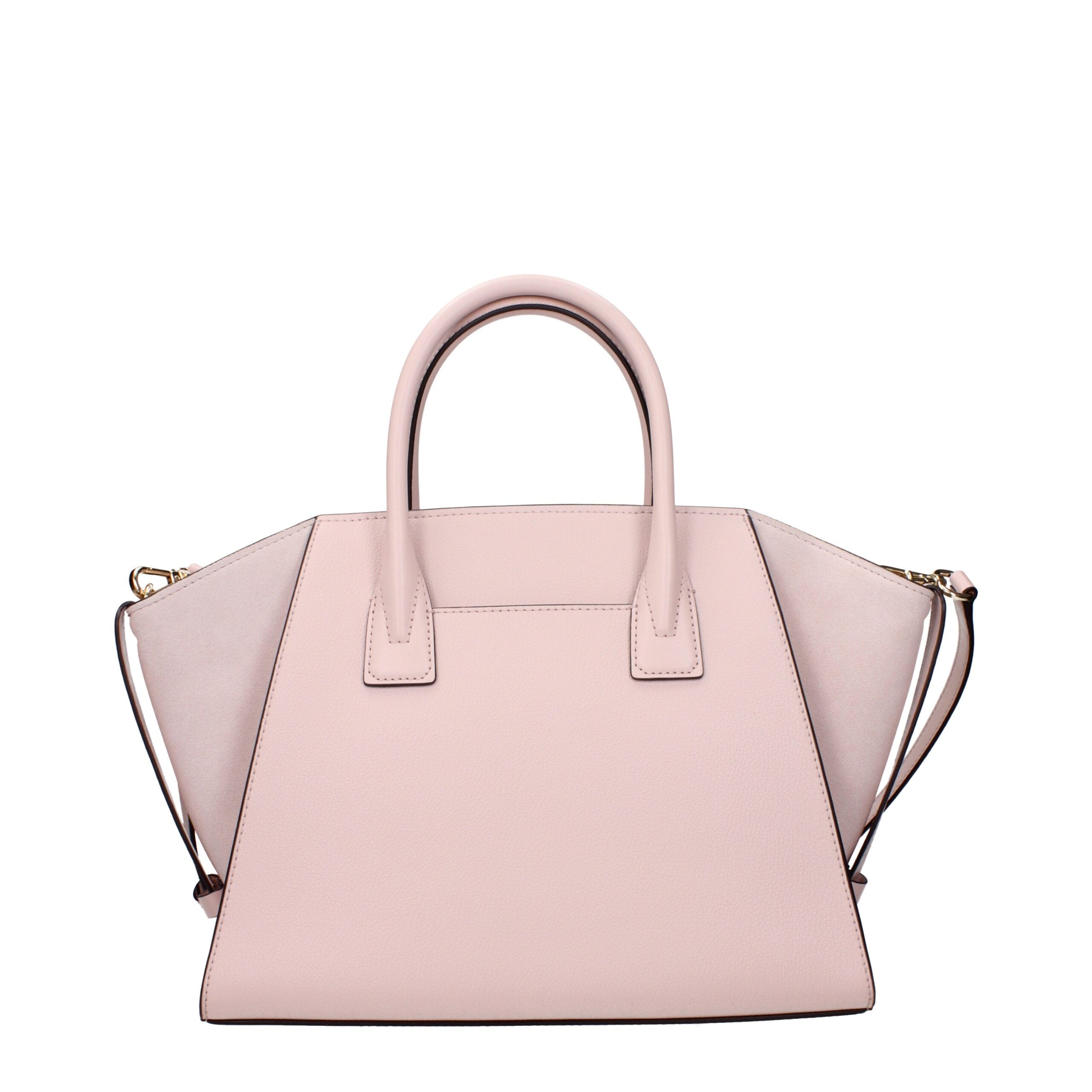 Rosa Lederhandtasche