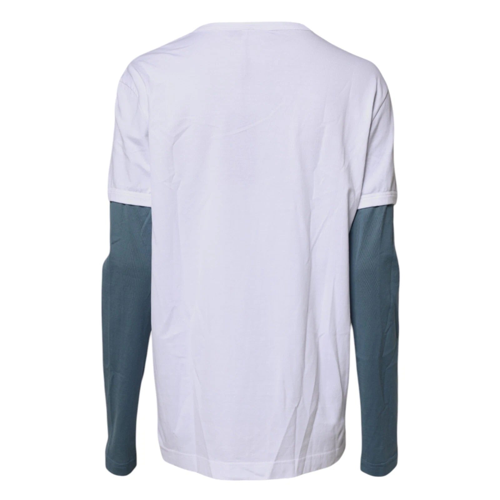 Weißes T-Shirt aus Baumwolle mit Grafikprint und Rundhalsausschnitt