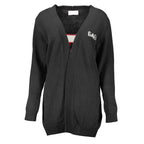 Black Acrylic Women's Cardigan