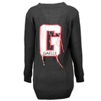 Black Acrylic Women's Cardigan