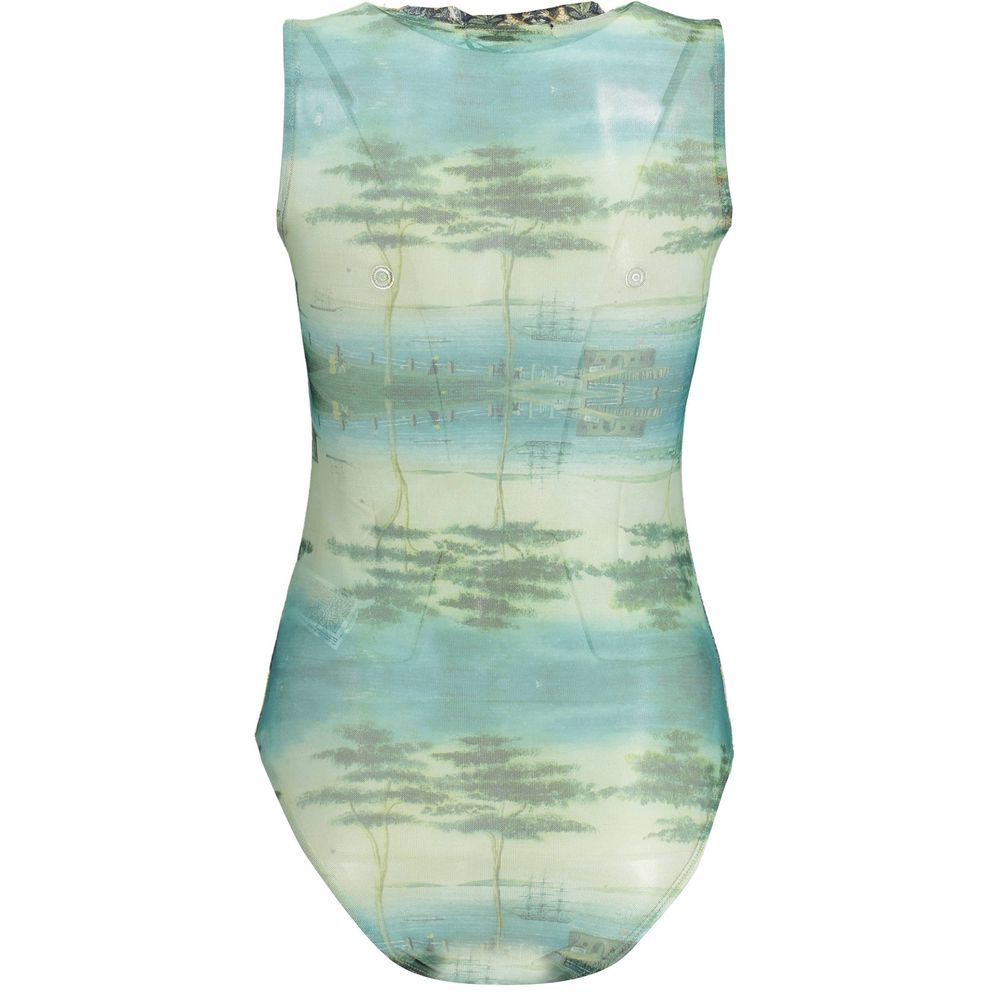 Green Polyester Women Body