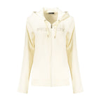 Bianco Cotton Women Sweatshirt