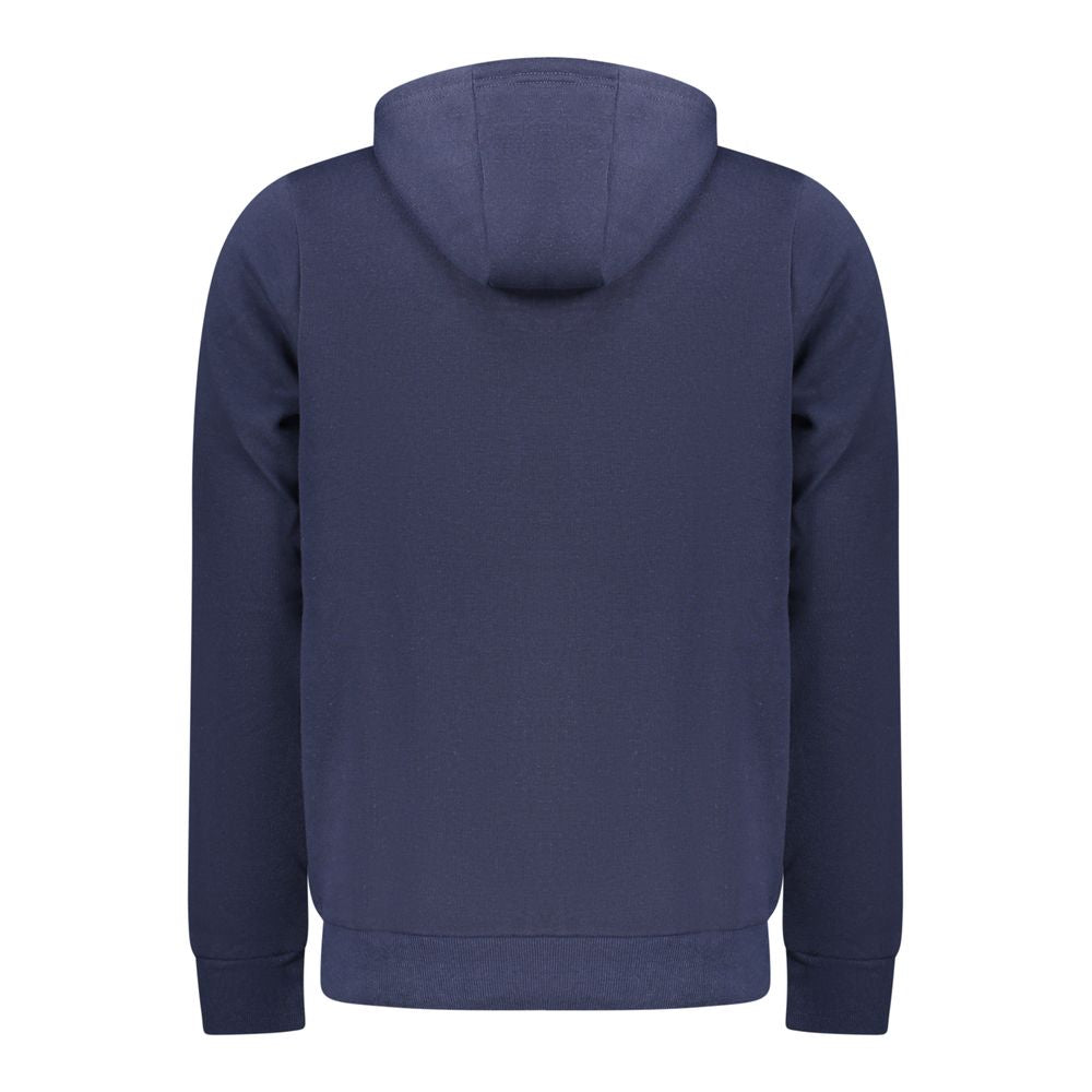 Herren-Kapuzenpullover aus blauer Baumwolle