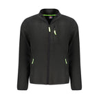 Black Polyester Men's Sweatshirt