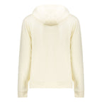 Weißer Kapuzenpullover für Damen aus Baumwolle