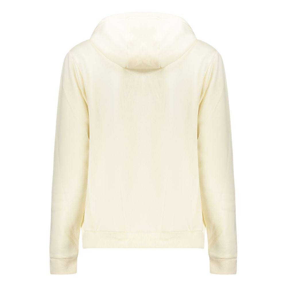Weißer Kapuzenpullover für Damen aus Baumwolle