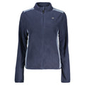 Blaues Polyester-Sweatshirt für Damen