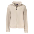 Beiger Baumwoll-Sweatshirt für Damen