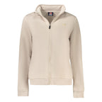 Beiger Baumwoll-Sweatshirt für Damen