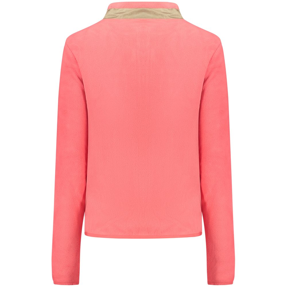 Damen-Sweatshirt aus rosa Polyester