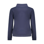 Blue Cotton Women Sweatshirt
