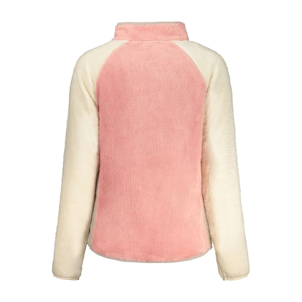 Rosa Polyester-Sweatshirt für Damen