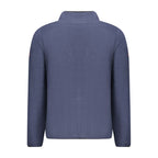 Blue Polyester Men's Sweatshirt