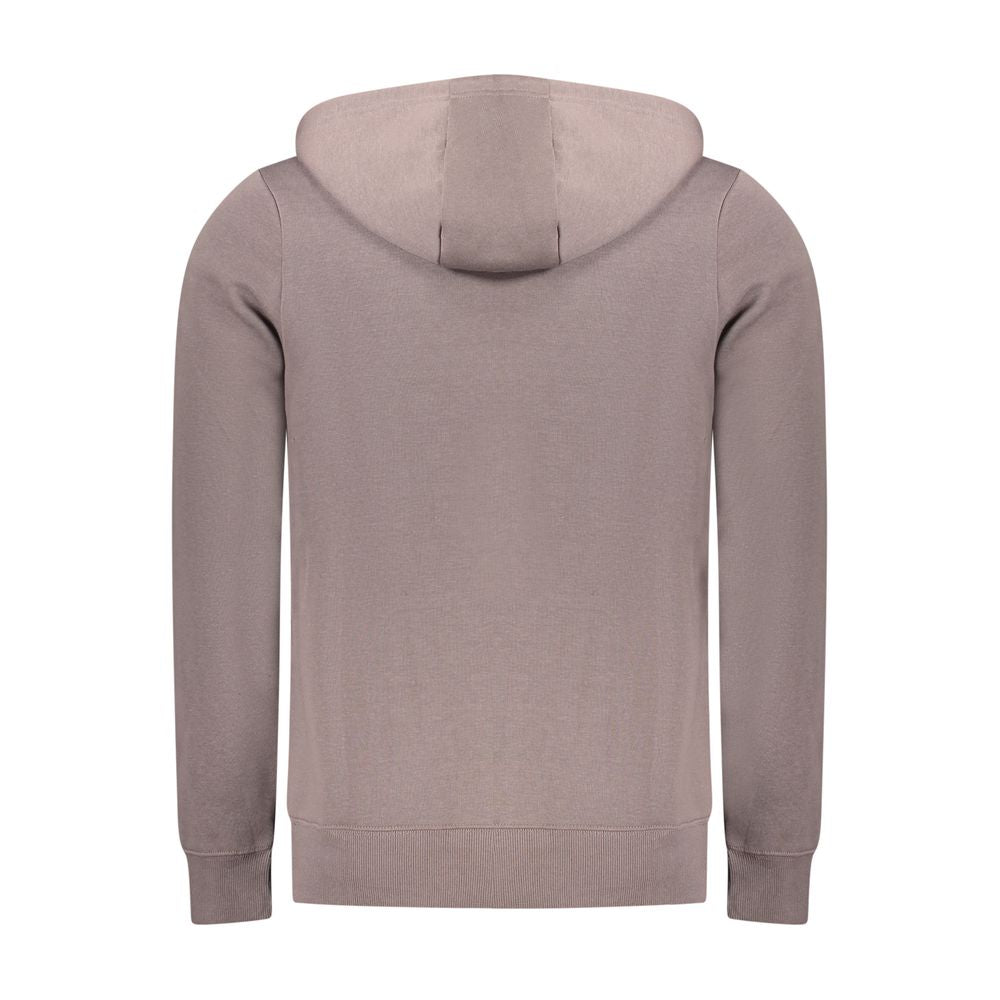 Brown Cotton Men's Sweatshirt