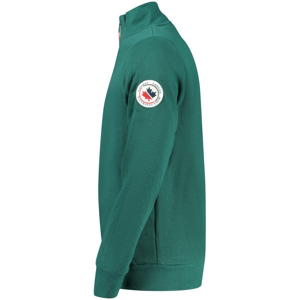 Grünes Baumwoll-Herren-Sweatshirt