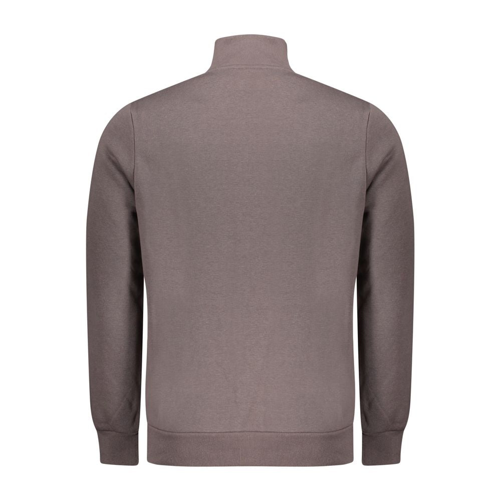 Brown Cotton Men's Sweatshirt